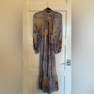 ZIMMERMAN Elegant Multicolor Chiffon Dress